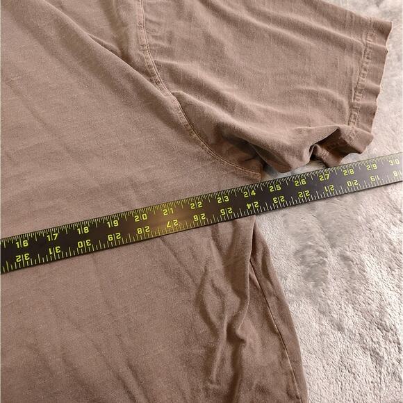 RedHead Brand Co distressed thrashed brown front pocket casual tshirt mens XL - Picture 6 of 7